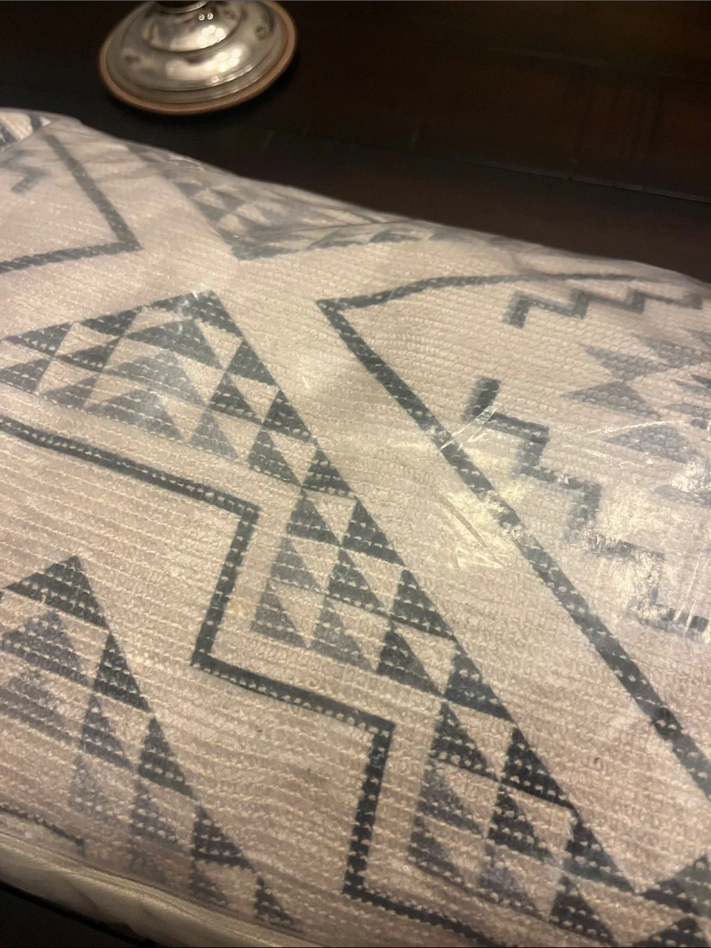 Pendleton Oxbow Oversized Bolster Pillow 12”x48” Ivory Southwestern